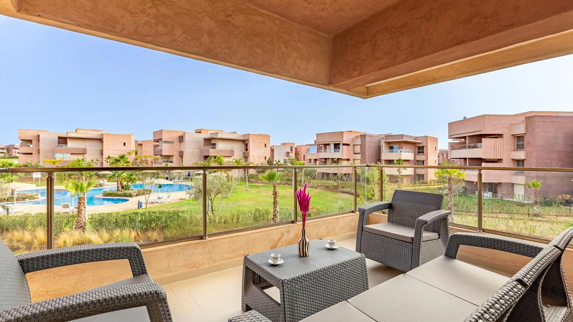New! Residence De Luxe Avec Piscine & Parking Marrakesh Apartment